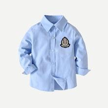 Shein Toddler Boys Patched Detail Shirt