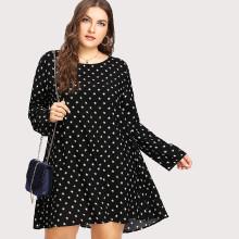 Shein Plus Allover Star Print Dress