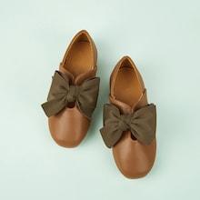 Shein Toddler Girls Bow Decor Flats