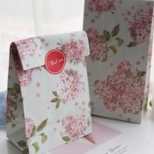 Shein Floral Print Bag With Sticker 3pcs
