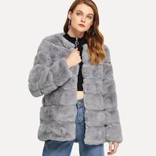 Shein Puffy Faux Fur Coat