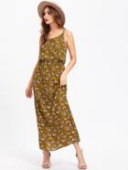 Shein Allover Calico Print Cami Dress