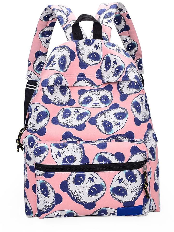Shein Animal Print Nylon Backpack