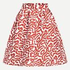 Shein Pleated Front A-line Skirt