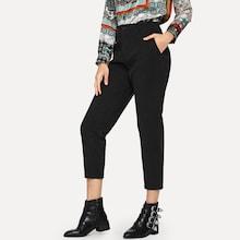 Shein Solid Pocket Detail Pants