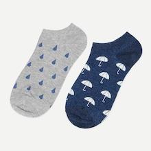 Shein Rain Print Socks 2pairs