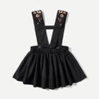 Shein Girls Embroidered Applique Skirt