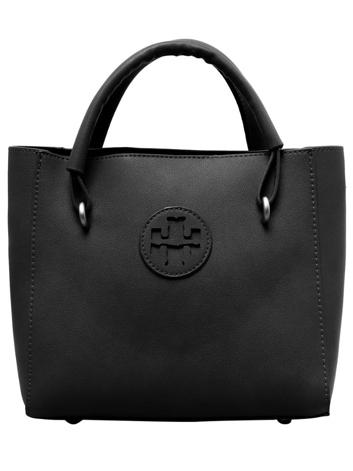 Shein Black Pu Two Pieces Tote Bag