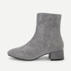 Shein Rhinestone Decorated Short Boots