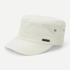 Shein Men Metal Detail Flat Top Army Hat