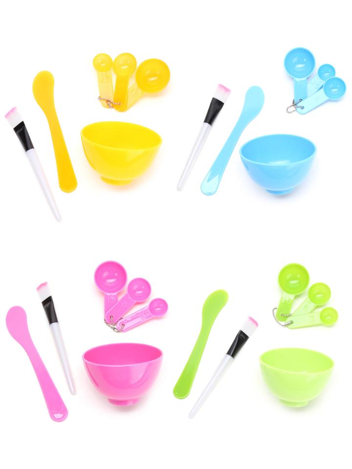Shein Random Color Diy Face Mask Bowl Set