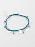 Shein Two Tone Double Layered Beaded Bracelet
