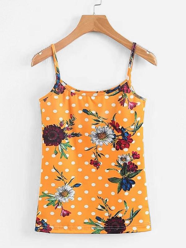 Shein Florals Cami Top