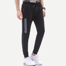 Shein Men Letter Print Drawstring Pants