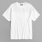 Shein Men Fishnet Yoke T-shirt