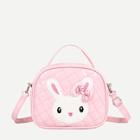 Shein Kids Patent Leather Rabbit Decor Satchel Bag