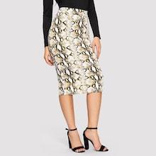 Shein Snake Skin Pattern Pencil Skirt