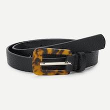 Shein Leopard Buckle Belt