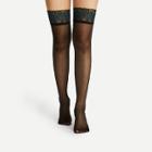 Shein Lace Cuff Over The Knee Sheer Socks