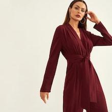 Shein Wide Leg Solid Jumpsuit