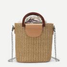 Shein Woven Chain Bag With Handle