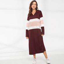 Shein Colorblock Drop Shoulder Dress