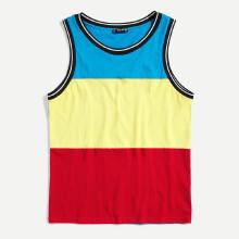 Shein Men Cut And Sew Ringer Tank Top