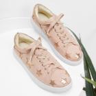 Shein Metallic Star Lace Up Sneakers