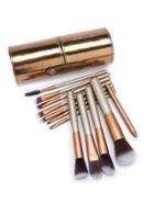 Shein Delicate Makeup Brush Set With Pu Storage Bucket