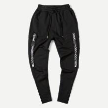 Shein Men Ribbon Drawstring Pants