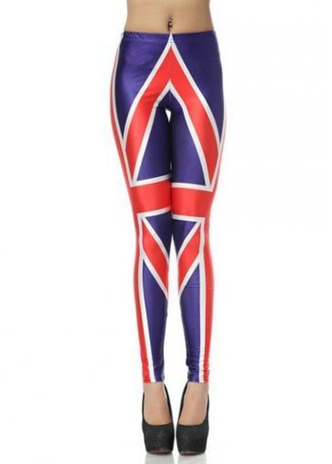 Rosewe Women Hot Sale Ankle Length British Flag Leggings