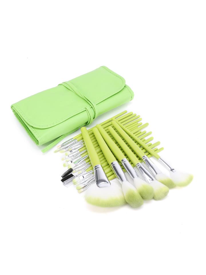 Shein Delicate Makeup Brush With Pu Bag