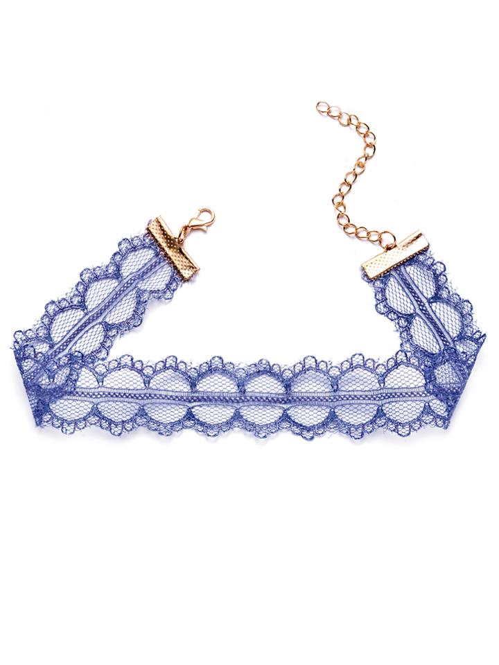 Shein Delicate Lace Choker Necklace