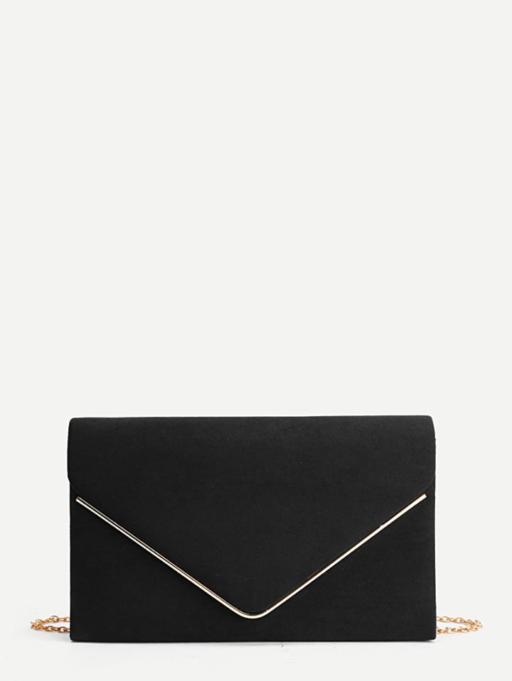 Shein Metal Detail Flap Crossbody Bag