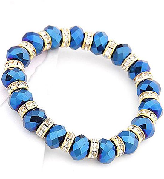 Shein Fashion Blue Bead Bracelet