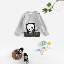 Shein Toddler Girls Panda Pattern Knit Jumper