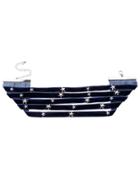Shein Navy Layered Metal Star Wide Choker Necklace