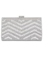 Shein Silver Crocodile Bead Chain Bag