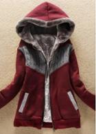 Rosewe New Arrival Zipper Closure Hooded Coat For Winter