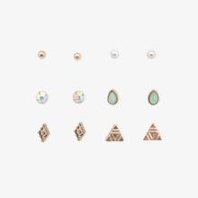 Shein Faux Pearl Stud Earrings Set