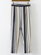 Shein Multicolor Stripe Elastic Waist Pants