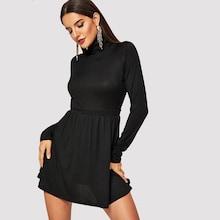 Shein Cut And Sew Waist Raglan Sleeve Dress