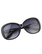 Shein Black Summer Oversized Sunglasses