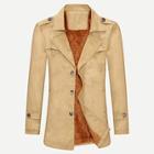 Shein Men Sherpa Lined Solid Jacket