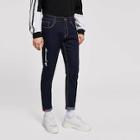 Shein Men Letter Embroidery Jeans