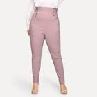 Shein Plus  High Waist Double Breasted Pants
