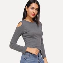 Shein Cold Shoulder T-shirt