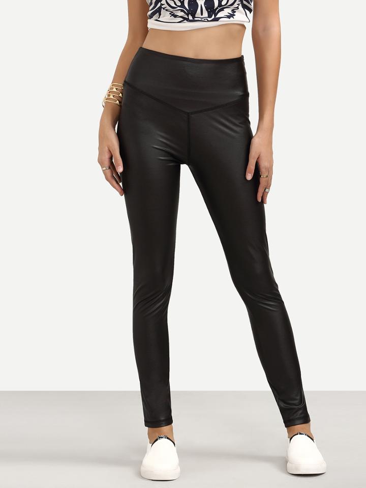 Shein Black Casual Skinny Pants