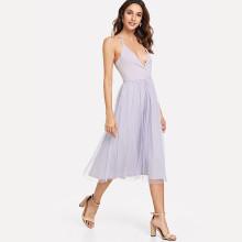 Shein Deep V Neckline Cami Dress
