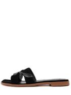 Shein Black H-strap Leaves Casual Flats